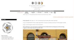 Desktop Screenshot of dekorszovetseg.hu